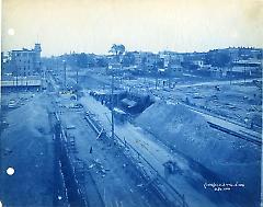 [4th Avenue subway construction site]
