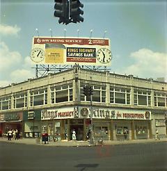 [Northwest corner of Kings Highway.]