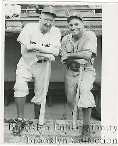 [Dazzy Vance and unidentified player]