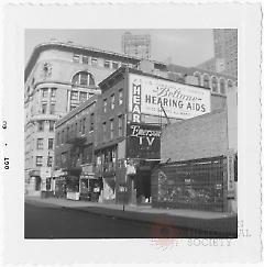 [View of east side of Lawrence Street.]