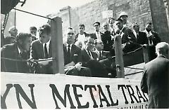 [Robert F. Kennedy at Brooklyn Navy Yard]