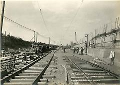 Looking west from 18th Ave. showing progression west bound station