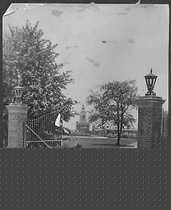 [Entrance to Polytechnic Preparatory Country Day School