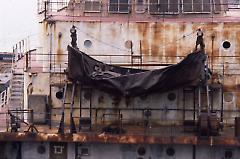 [Sea Witch ship that had collided with a tanker]