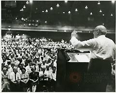 [Speaker at rally in Madison Square Garden]