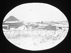Views: Brooklyn. Various. View 002: Snow scene, Flatbush.