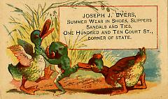 Trade card. Edwin C. Burt & Co. Brooklyn.