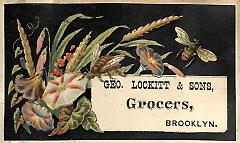 Tradecard. George Lockitt and Sons. Brooklyn.