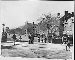 Bklyn College showing quadrangle & Boylan Hall