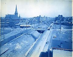[Sunset Park subway construction site]