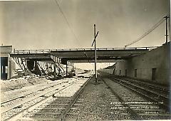 Looking east showing 11th Ave. bridge