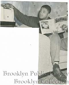 [Don Newcombe at home]
