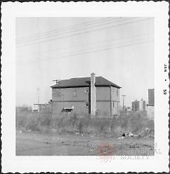 [View of northeast or east side of Farragut Road.]