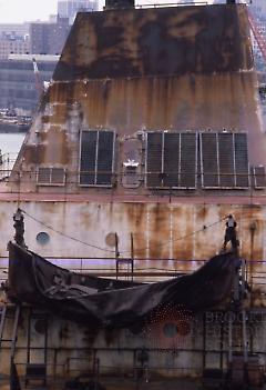 [Sea Witch ship that had collided with a tanker]