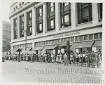 Pickets--but no strike, 1948. Department Store Collection