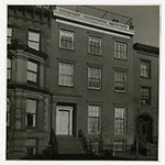 Front view. Lay House, 11 Cranberry Street, Brooklyn, N.Y., 1939-1943. Lay house, 11 Cranberry Street Collection