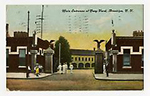 Main Entrance of Navy Yard, Brooklyn, N.Y. Recto., 1907-1952. Postcard views of Brooklyn